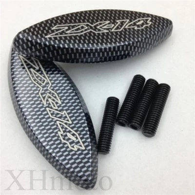 Bloque de espejo retrovisor para Kawasaki Ninja Zx-14 Zx14 R Zx-14R Zx1400 2006-2009 carbono Foto 1 de 4