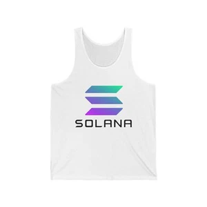 Solana Jersey Tank Top - 9 Farben, SOL Tank Top, Crypto Tank, Kryptowährung - Bild 1 von 19