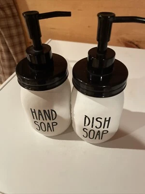 Mason Jar Soap Dispensers Set - Image 1 of 4
