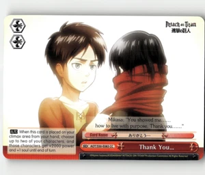 Weiss Schwarz - Thank You...  - Attack on Titan Vol. 2 - Picture 1 of 1