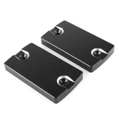 Black Front Brake Reservoir Cap Cover For Suzuki Hayabusa GSX1300R 1999-2018 - Image 1 of 4