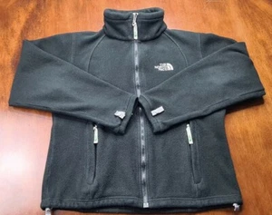 The North Face Damen Fleecejacke schwarz durchgehender Reißverschluss Stehkragen Taschen Small - Bild 1 von 12