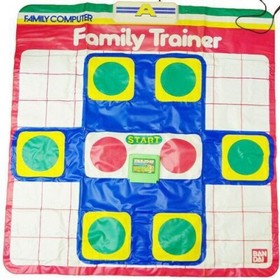 Nintendo Famicom Family Trainer Controller Mat + ATHLETIC WORLD Japan Import FC