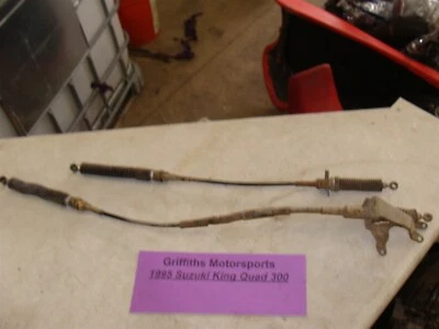 Suzuki King Quad 1995 4x4 300 rango de engranajes bloqueo diferencial cables de control extremos OEM36 Foto 1 de 4