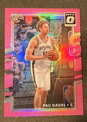 Cartão Panini Donruss Optic Pink Pau Gasol Prizm 2017-18 13/25 - Imagem 1 de 4