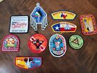 LOT vintage de 10 patchs scouts BSA colonne Texas & PLUS PATCHS DES ANNÉES 1980