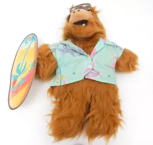 2G 1988 Die vielen Gesichter von ALF Plüschpuppe Surfer Dude mit Etikett Burger King - Bild 1 von 3