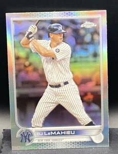 DJ LeMahieu 2022 Topps Chrome Silver Refractor Card New York Yankees - Picture 1 of 2