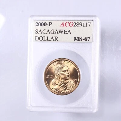 2000-P Sacagawea $1 ACCUGRADE - Image 1 of 2