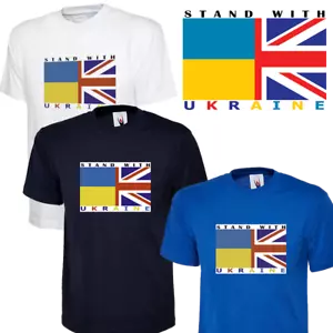 Stand With Ukraine T-shirt - All sizes for Adult and Children - Save Ukraine - Picture 1 of 9