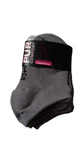 brand new kids gray ankle socks Pur Confort 3 pack age 2- 4 - Picture 1 of 2