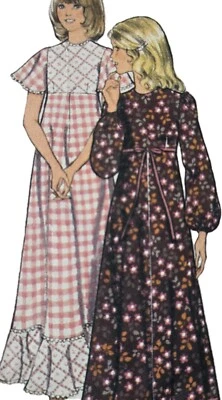 1960s Tiered Empire Flutter Sleeve Bridesmaid Dress Style 4880 Sewing Pattern - Image 1 of 3