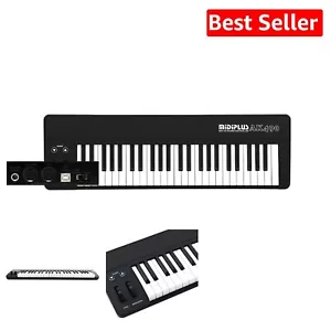 49-Key MIDI Keyboard Controller - USB Plug & Play with Velocity Sensitive Keys - Picture 1 of 10