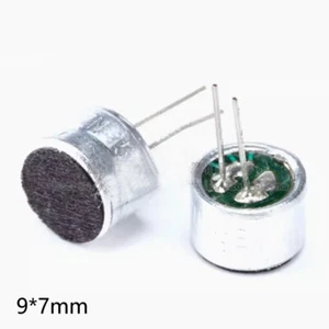 9*7mm Capacitive Electret Microphone Pick-Up Sensitivity 50DB 9mmx7mm With Pins - Picture 1 of 4