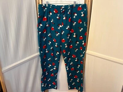 Mens HANNA ANDERSSON Sz XL Multi-Color PEANUTS SNOOPY Pajama Lounge Pants - Image 1 of 4