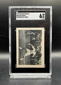 1939 African Tobacco H.W. Austin #43 Tennis HOF World of Sport SGC 6 - Picture 1 of 3
