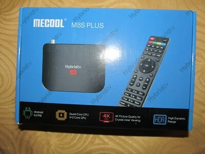 MECOOL M8S PLUS SMART Android 9.0 Box 2GB+16GB, Hybridtv H.265/VP DECODE WIFI  - Bild 1 von 4