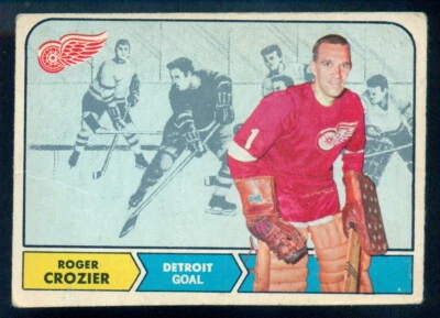 1968-69 OPC O PEE CHEE HOCKEY #23 ROGER CROZIER VG-EX DETROIT RED WINGS Card - Image 1 of 2