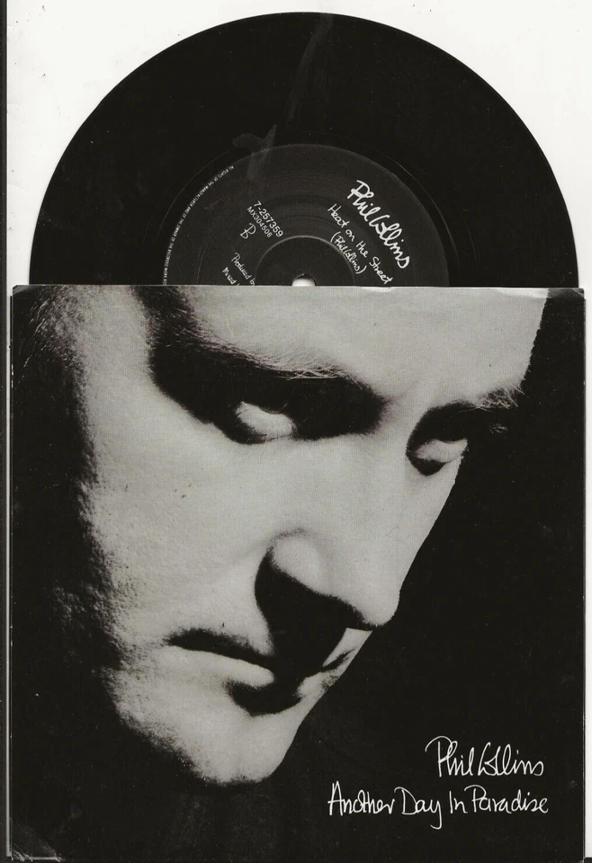 PHIL COLLINS GENESIS ANOTHER DAY IN PARADISE SINGLE FROM AUSTRALIA, MINT - Image 1 of 1