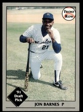 1991 Front Row Draft Picks #20 Jon Barnes Lancaster Bruins