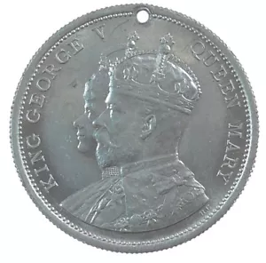 1911 Canada CORONATION OF GEORGE V aluminum 41mm - Picture 1 of 2
