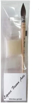 Raphael Pinceau Lavis Aquarelle Petit Gris Pur Serie 803 No.0 +Savon