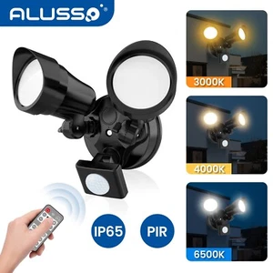 2000lm LED Security Lights PIR Motion Sensor / D2D Outdoor Yard 3CCT Wall Light - Picture 1 of 38