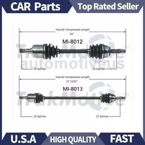 TrakMotive 2X Front CV Axle Shaft Joint For Mitsubishi Expo LRV FWD 1.8L 1994-92 - Bild 1 von 3
