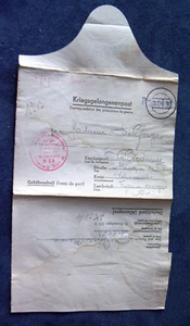 LETTRE PLI WW2 1943 STALAG XIII A SULZBACH ROSENBERG vers Valenciennes - Picture 1 of 1