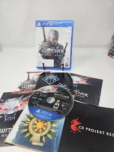 The Witcher 3: Wild Hunt (playstation 4) PS4 CIB FREE SHIPPING w/ Map, & OST - Picture 1 of 9