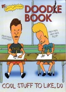 Beavis and Butthead Doodle Book Cool Stuff To Like Do UNMARKED - Imagen 1 de 2