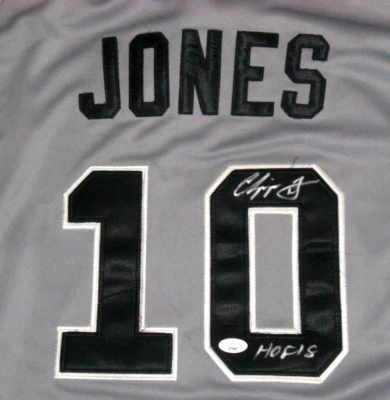 CHIPPER JONES SIGNED 2008 ALL STAR GAME AUTHENTIC JERSEY - Braves - J.S.A. Cert. - Image 1 of 4