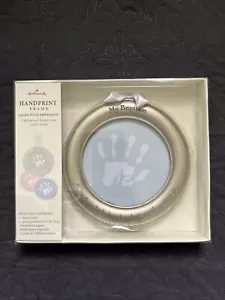 Hallmark Baptism Handprint Frame Bless These Little Hands Baby Print New In Pkg - Picture 1 of 8