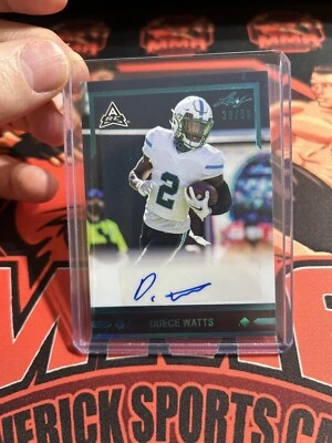 Duece Watts WR - #38/50 Auto - LEAF RC 2021 - Image 1 of 2
