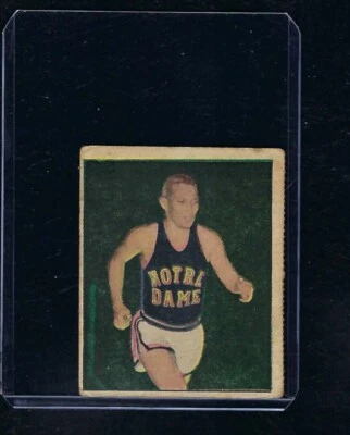 Berk Ross Boxeo 1951 #4-17 Gregory Rice, Notre Dame, ¡en muy buen estado! Foto 1 de 2