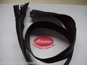28 YKK BEST QUALITY BLACK VISLON OPEN END SEPERABLE ZIP - Picture 1 of 1