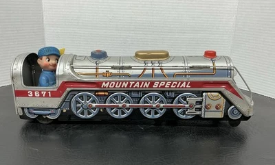 Tren especial de montaña de colección tren litográfico de hojalata Japón juguetes modernos modelo 3671 Foto 1 de 4