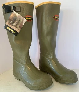 "Bota clásica LaCrosse Burly para hombre 18"" verde talla 7 nueva con etiquetas aislada caza sin caja" - Imagen 1 de 8