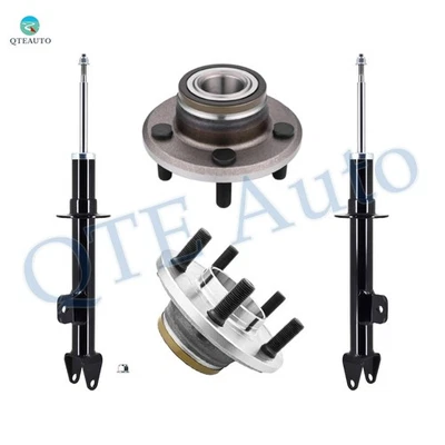 Conjunto de 4 rolamentos de cubo de roda de apoio de suspensão dianteiro para 2005-2010 Chrysler 300 com desempenho - Imagem 1 de 4
