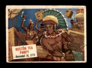 1954 Topps Scoop #28 Boston Tea Party - Foto 1 di 2