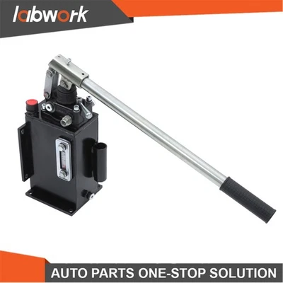 Bomba hidráulica de dupla ação Labwork 2.7 CID 3qt manual com válvula de controle - Imagem 1 de 4