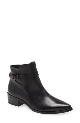 Paul Green Talla 5 AU/7.5 EE. UU. Mujer Jelinda Botines Cuero Negro $500 Foto 1 de 4