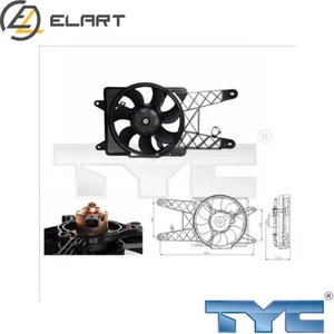 FAN RADIATOR 809-0012 FOR FIAT SEICENTO/600/Hatchback/Van 176B2/187A1.000 1.1L - Picture 1 of 6