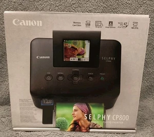 Canon SELPHY CP800 Compact Photo Printer Schwarz NEU OVP Fotodrucker 10x15 - Bild 1 von 15