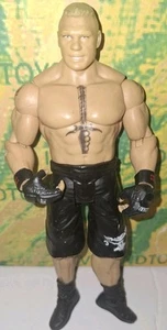 WWE Brock Lesnar Mattel Basic Wrestling Actionfigur Black Attire Battle Packs - Bild 1 von 3