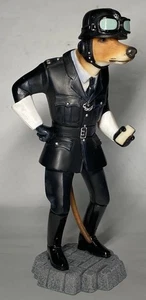 Robert Harrop Doggie People GREYHOUND POLICE MOTORCYCLIST ~ Dog Figurine DP154 - Picture 1 of 15
