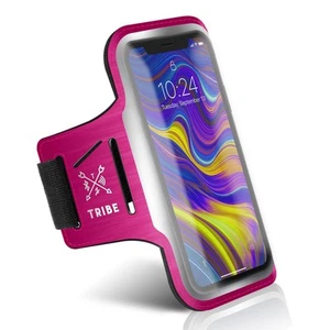 Running Phone Holder Armband. iPhone & Galaxy Cell Phone Sports Arm Bands for... - Picture 1 of 8