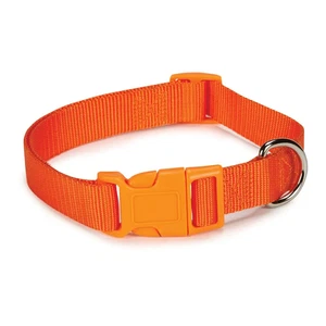 Lässiges Hundehalsband Hunde X-Large 18-26 Zoll breit Nylon - orange - Bild 1 von 3