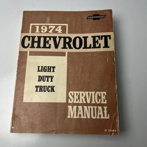 CHEVROLET Chassis Service Manual 1974 Light Duty Truck Series 10-30 A05E - Picture 1 of 3
