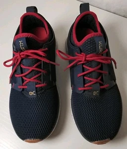 Kuru Damengröße 6,5 Atom sportliche Turnschuhe Laufen Gehen marineblau/rote Schnürsenkel  - Bild 1 von 8